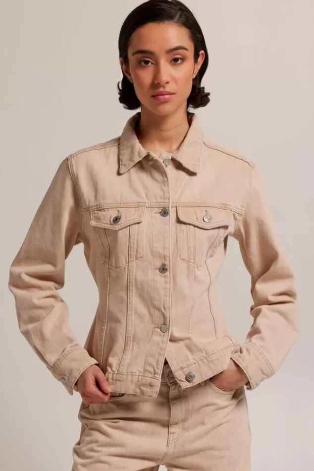 America Today Blazers^Denim jacket Hila Beige