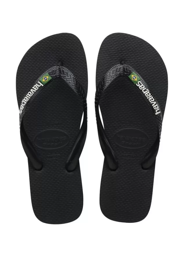 America Today Shoes^Havaianas Brasil Logo Black