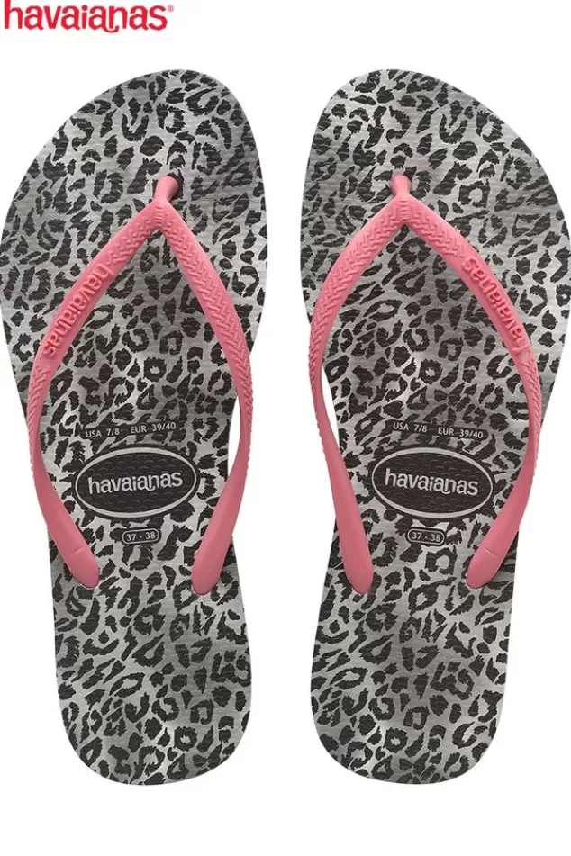 America Today Shoes | Shoes^Havaianas Slim Animal Black