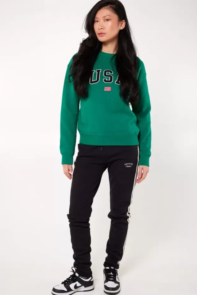 America Today Pants | Jogging pants^Jogging pants Celina Bottlegreen