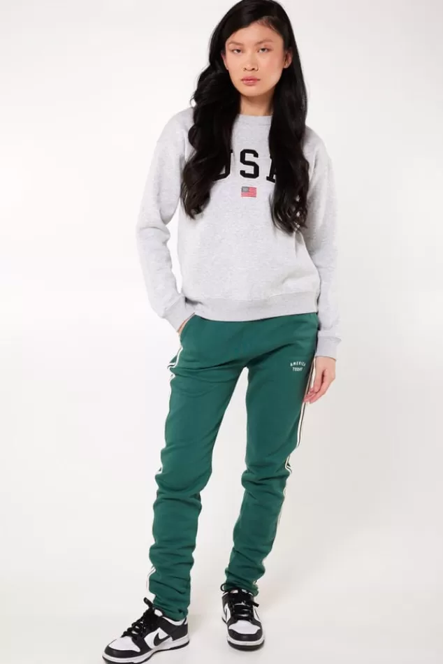 America Today Pants | Jogging pants^Jogging pants Celina Bottlegreen