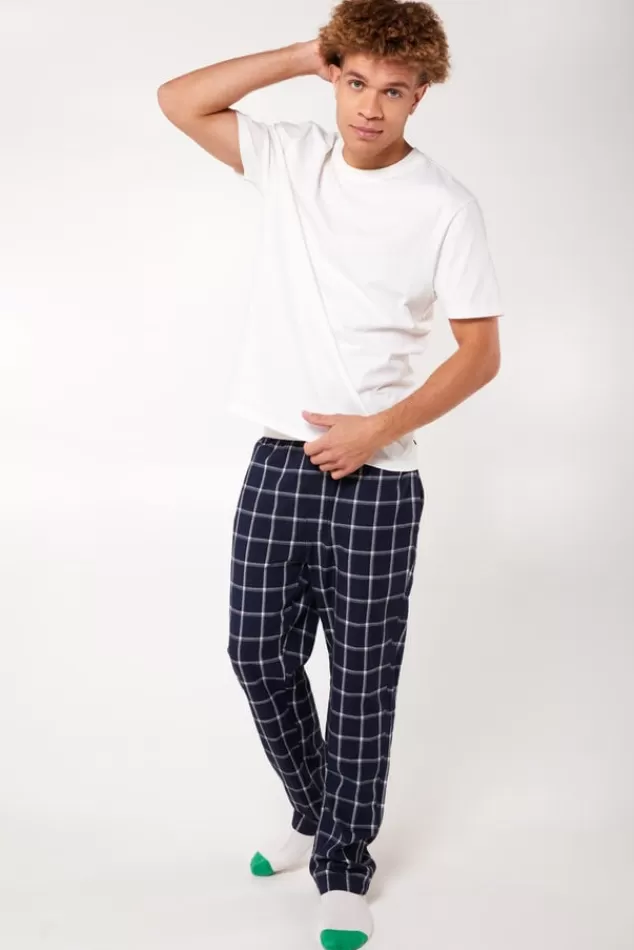 America Today Underwear & Lounge | Pajamas^Loungepants Lake Navy/white