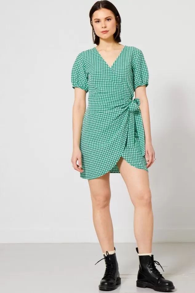 America Today Dresses^Overlay dress White/green