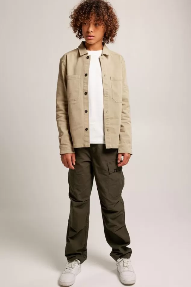 America Today Shirts^Overshirt Hogan JR Khaki