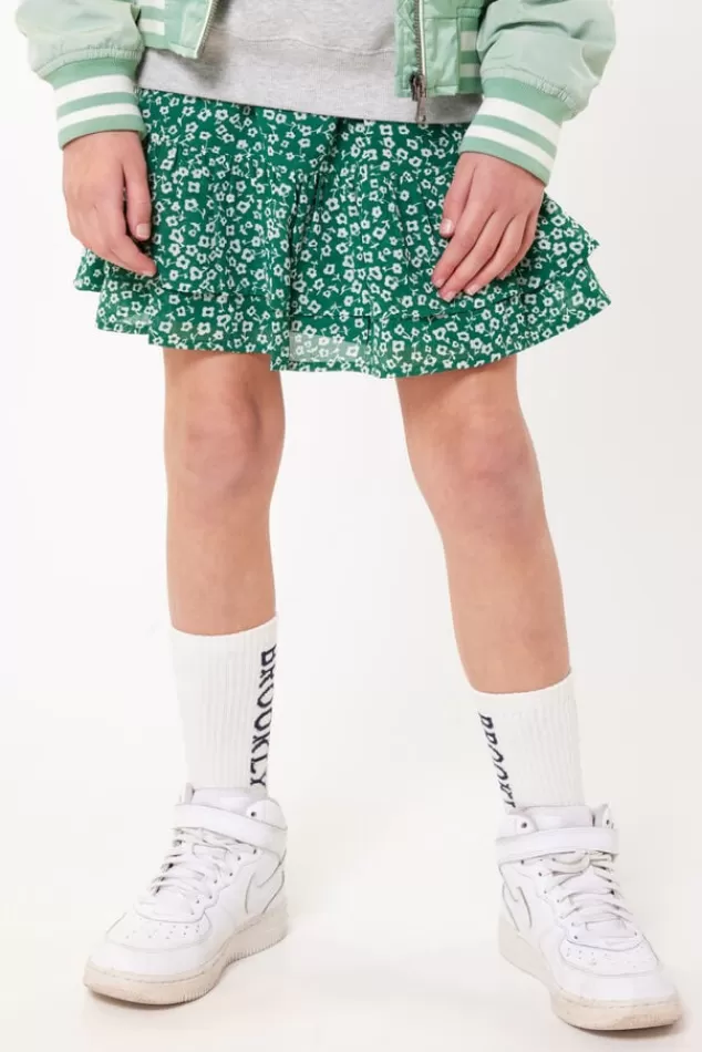 America Today Skirts^Skirt Rhea jr White/green