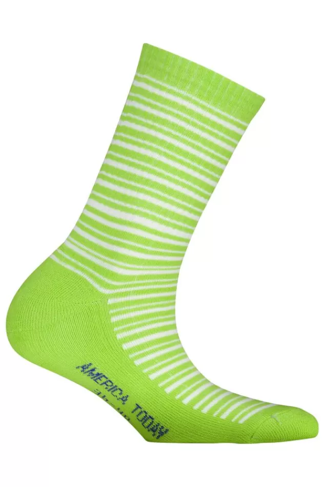 America Today Socks | Accessories^Socks Toca AOP Lime