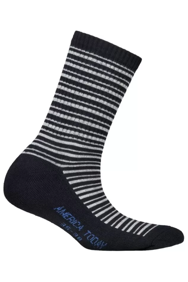 America Today Accessories | Accessories^Socks Toca AOP jr Black/white