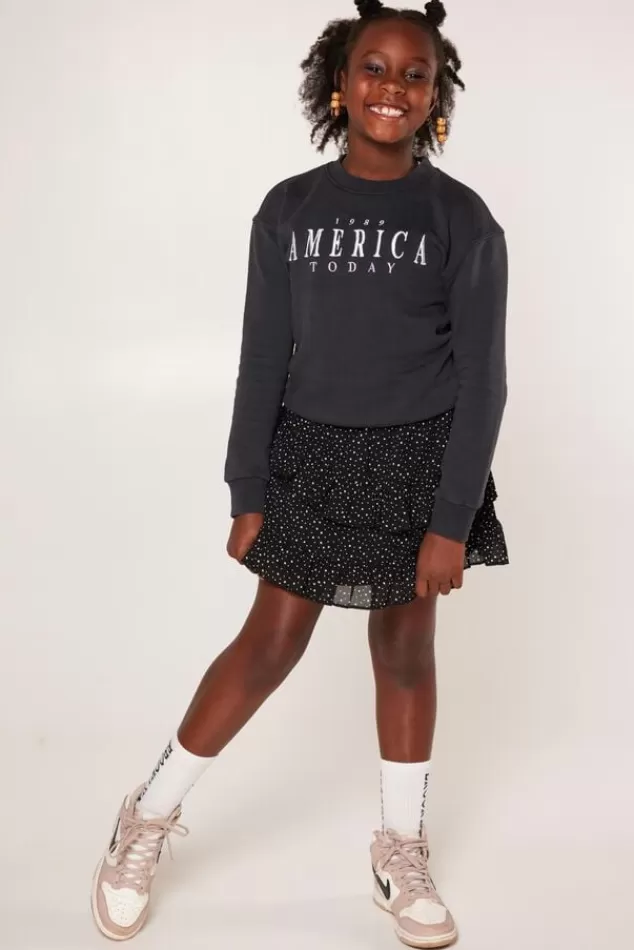 America Today Jumpers & Waistcoats | Sweaters & hoodies^Sweater Simmy Crew JR Washedblack