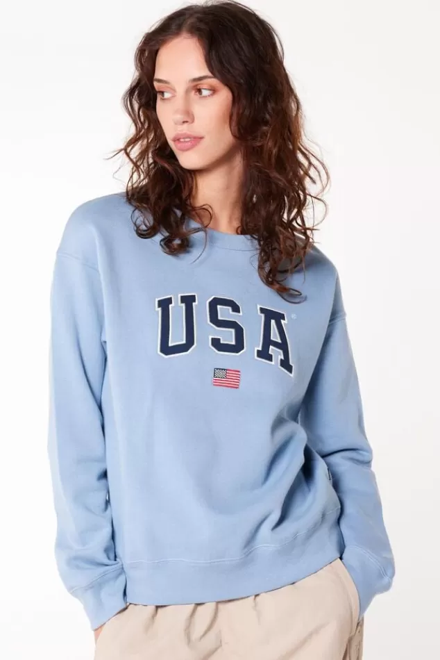 America Today Jumpers & Waistcoats | Sweaters & hoodies^Sweater Soel Frenchblue