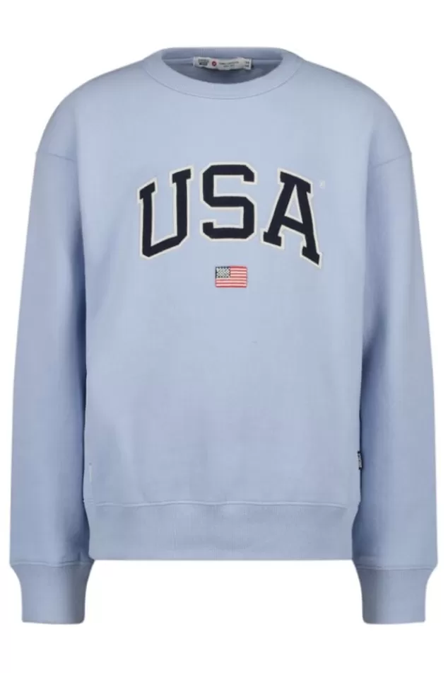 America Today Jumpers & Waistcoats | Sweaters & hoodies^Sweater Soel JR Babyblue