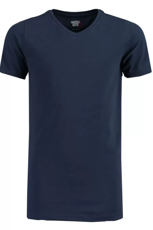 America Today Underwear & Lounge | T-shirts & Polo's^T-shirt Brandon Navy